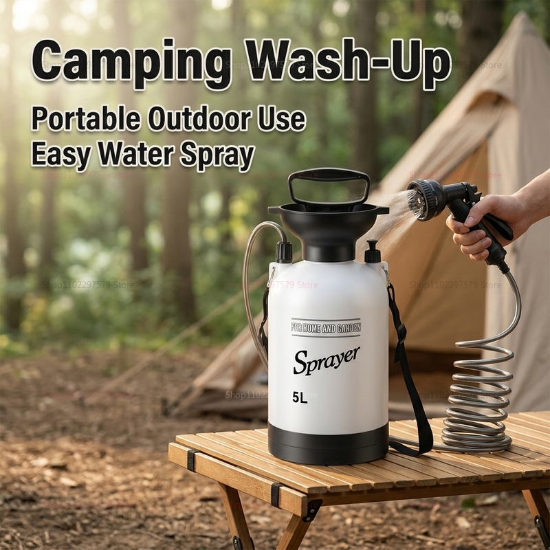 Portable Camping Shower 5L Man - Outdoor Camping Backpack recensione e prezzo