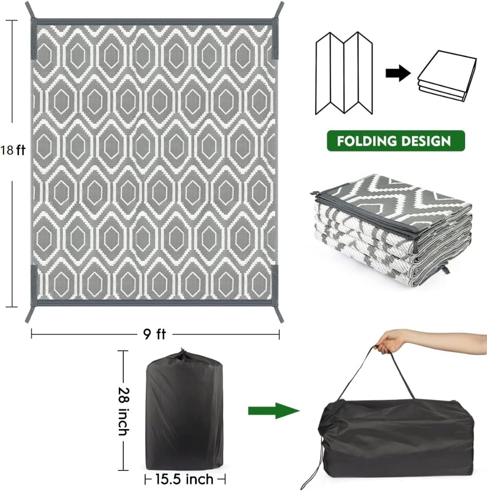 Outdoor Camping Rugs 9x18 Weat - Outdoor Camping Rugs 9X18 recensione e prezzo