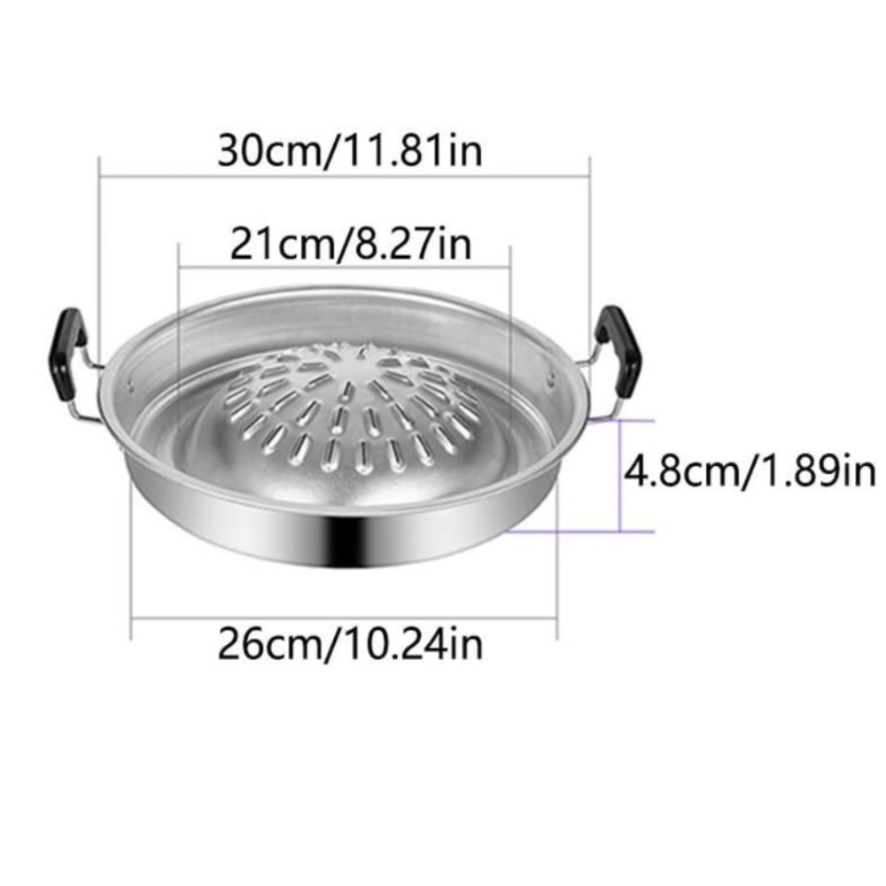 2 in 1 Hot Pot Grill Pan Non S - Kitchen Outdoor Camping recensione e prezzo