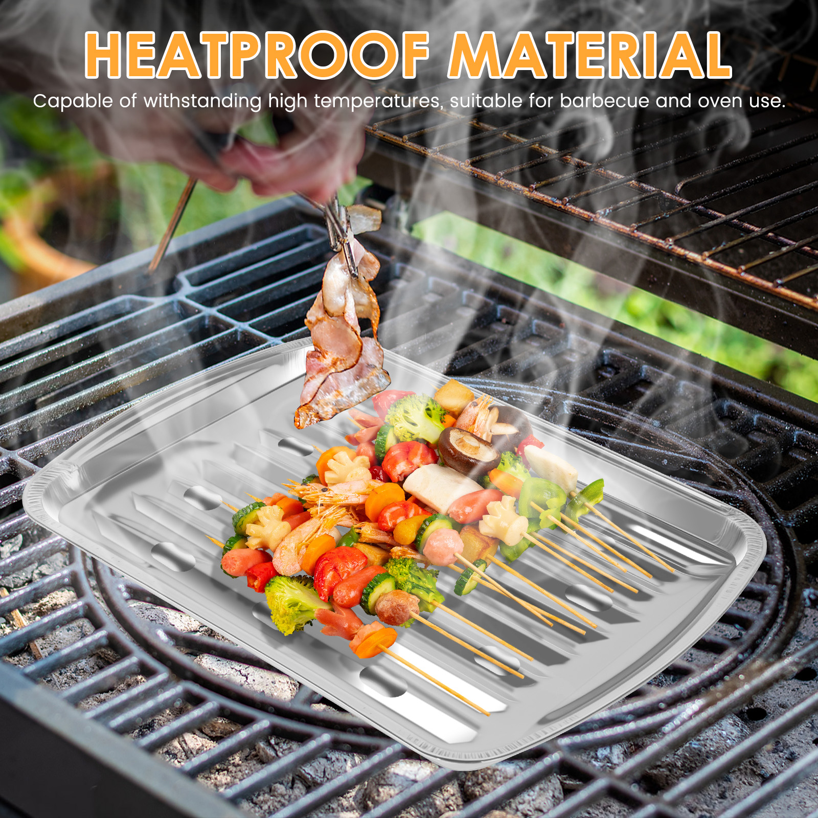 Aluminum Foil Trays Non-Stick  - Kitchen Outdoor Camping recensione e prezzo