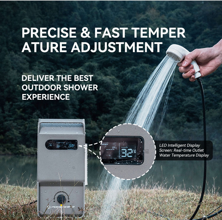 Outdoor Water Heater lpg Campi - Outdoor Camping Hot Water Shower recensione e prezzo