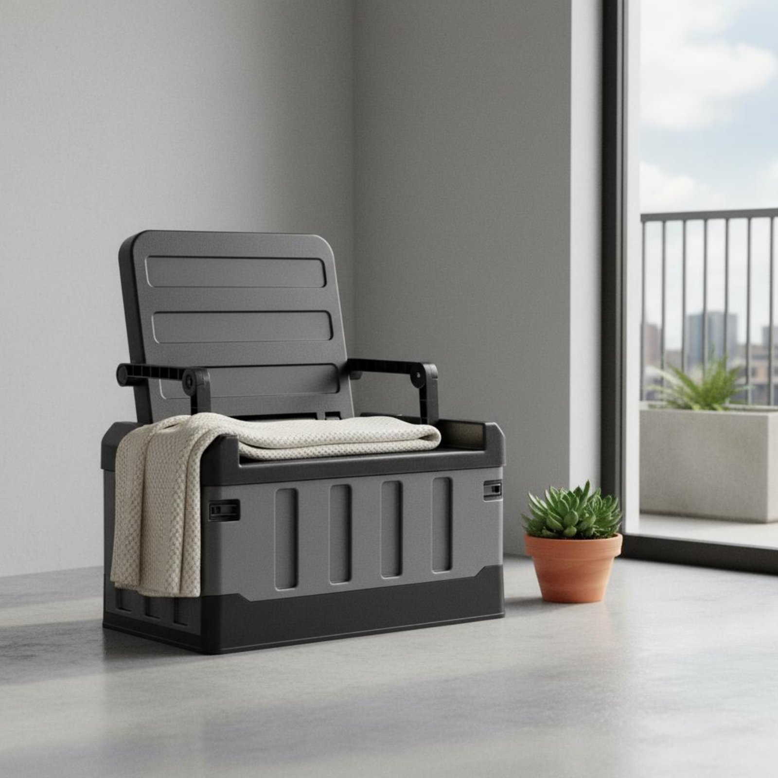 Sit-on Storage Trunk Multi-Fun - Outdoor Camping Gear recensione e prezzo