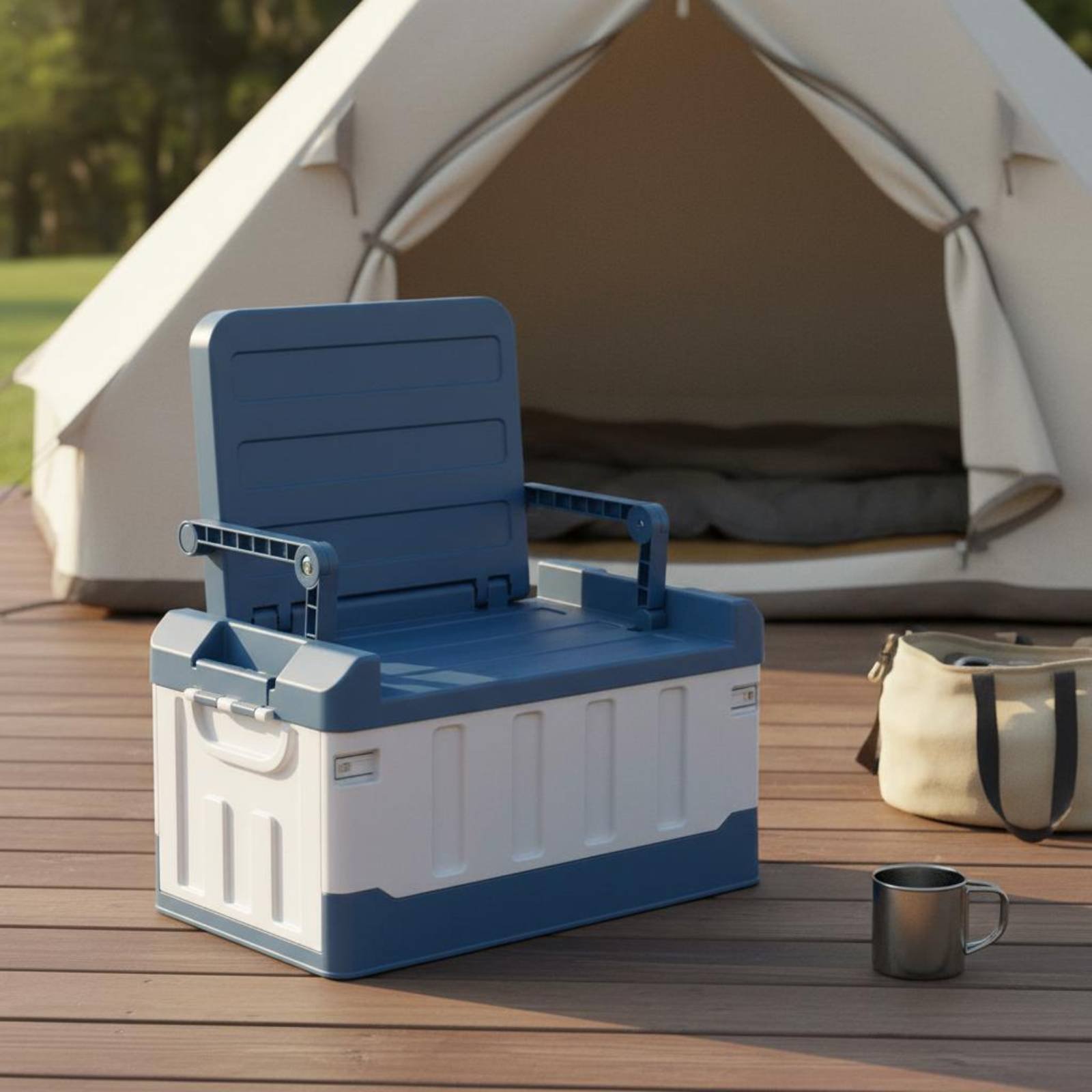Sit-on Storage Trunk Multi-Fun - Outdoor Camping Gear recensione e prezzo