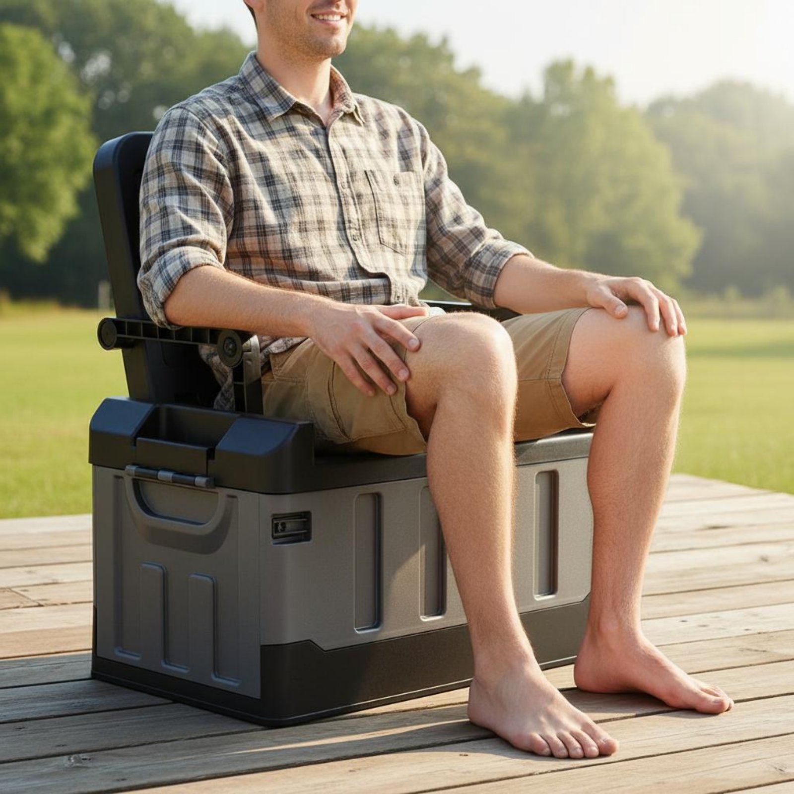 Sit-on Storage Trunk Multi-Fun - Outdoor Camping Gear recensione e prezzo