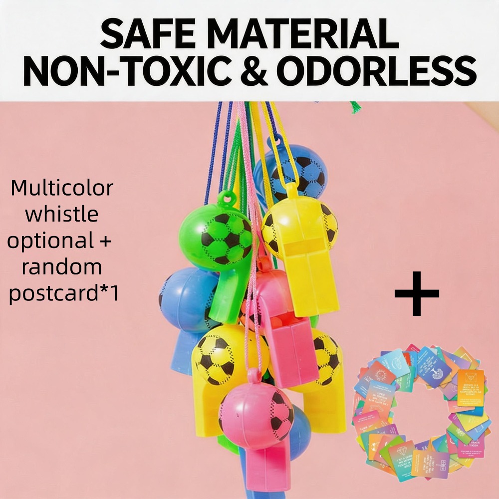 Colorful Football-Shaped Whist - Outdoor Camping Tools recensione e prezzo