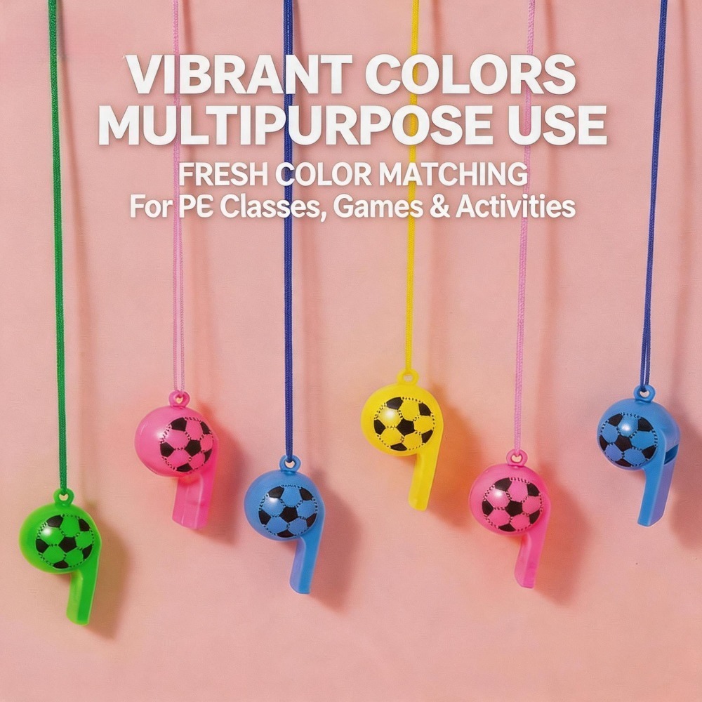 Colorful Football-Shaped Whist - Outdoor Camping Tools recensione e prezzo