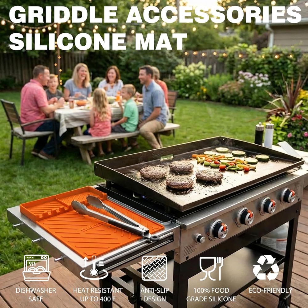 Silicone Grill Mats or Griddle - Kitchen Outdoor Camping recensione e prezzo