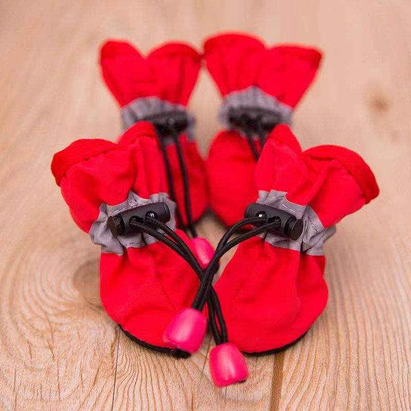 4PCS Small Dog Shoes Hiking Bo - Outdoor Camping Slippers recensione e prezzo