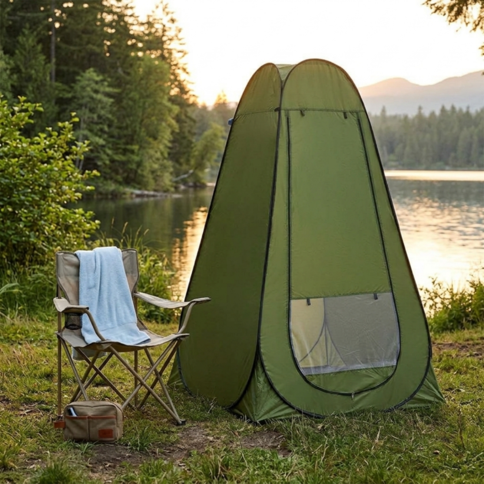 Camping Shower Tent Quick Setu - Outdoor Camping Gear recensione e prezzo