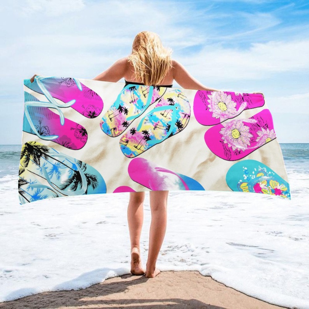 1PC Large Size Beach Blanket M - Camp Towel Microfiber recensione e prezzo