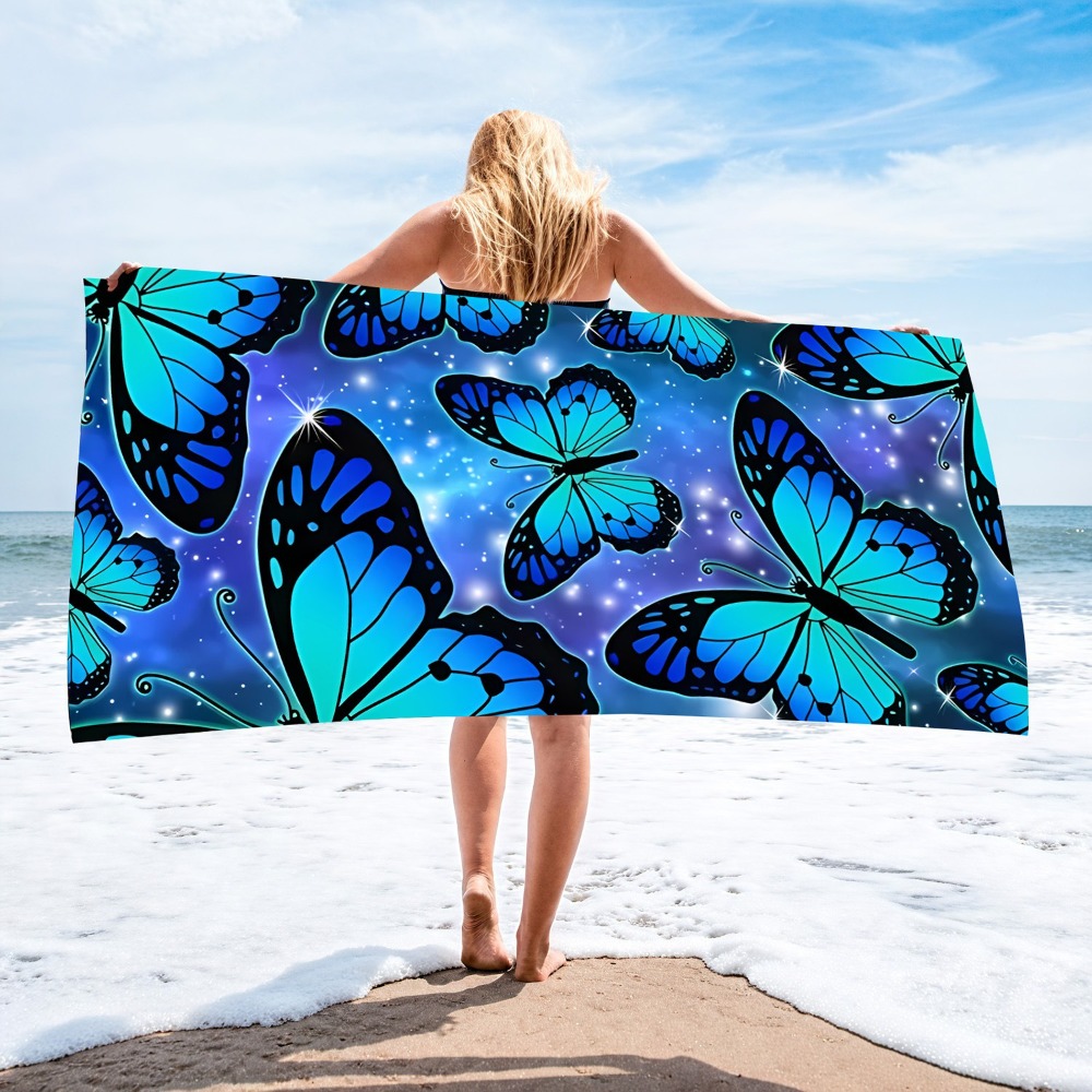 1PC Large Size Beach Blanket M - Camp Towel Microfiber recensione e prezzo