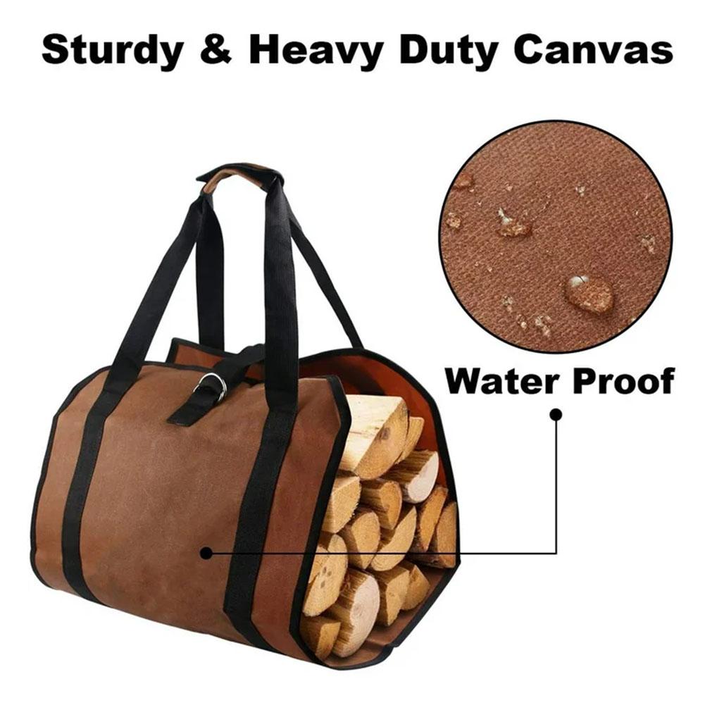 1pc Firewood Log Carrier Tote  - Outdoor Camping Fireplace recensione e prezzo