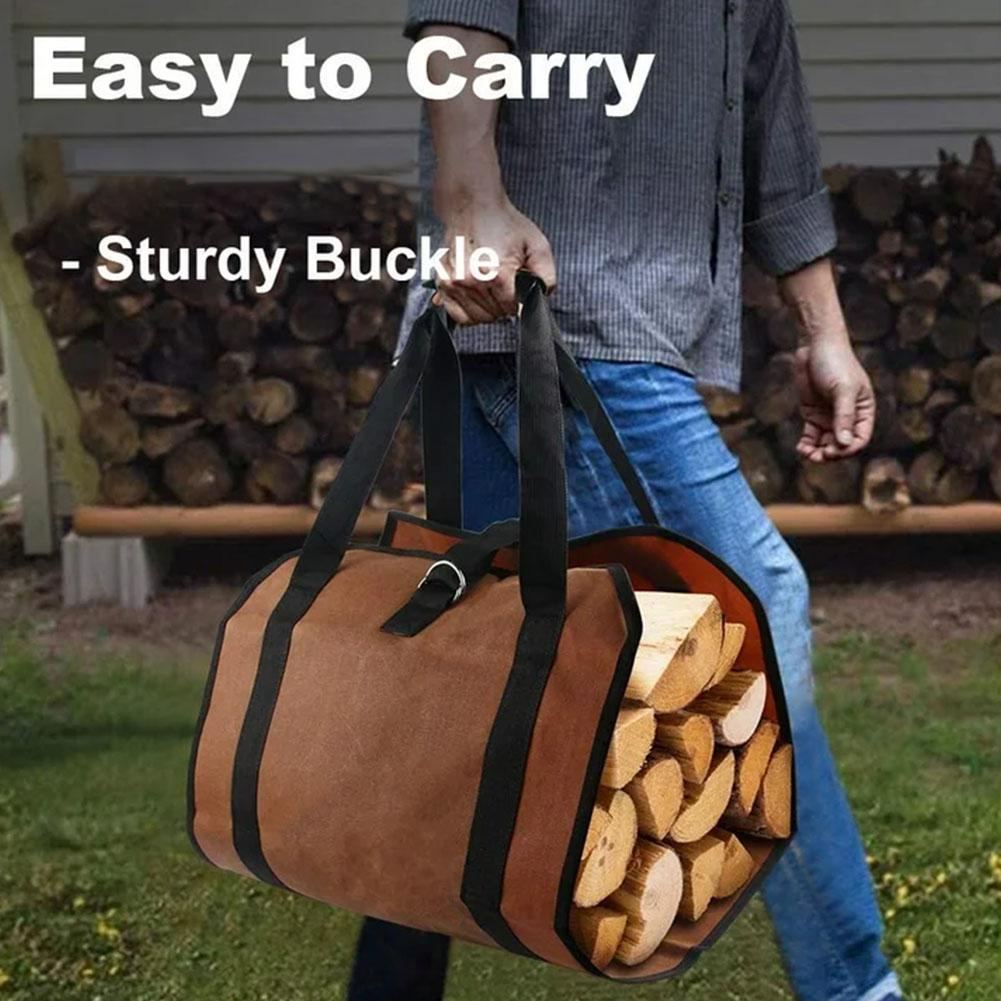 1pc Firewood Log Carrier Tote  - Outdoor Camping Fireplace recensione e prezzo