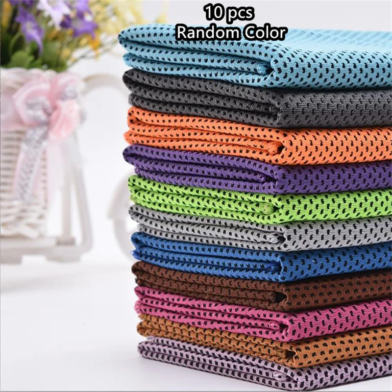1-10pcs Cooling Towel Instant  - Camp Towel Microfiber recensione e prezzo