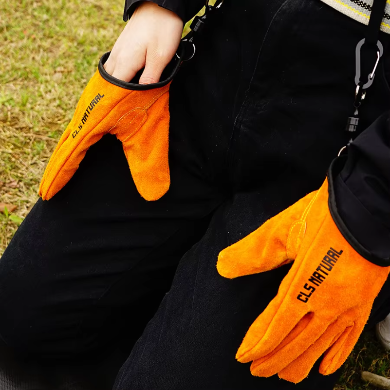 Heat Resistant BBQ Gloves, Cow - Outdoor Camping Tools recensione e prezzo