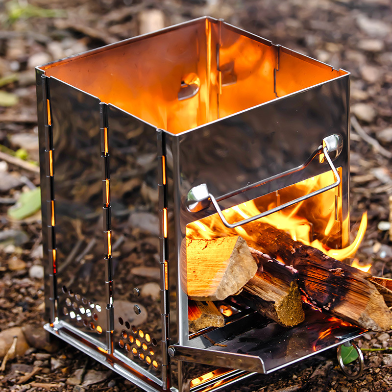 Outdoor Stainless Steel Barbec - Outdoor Camping Fireplace recensione e prezzo