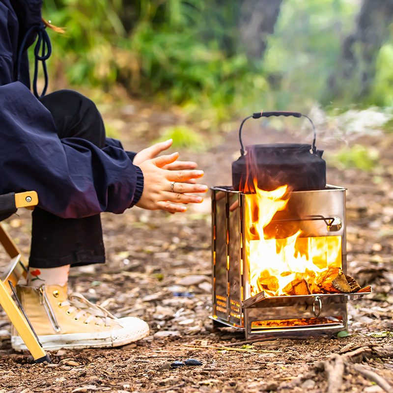 Outdoor Stainless Steel Barbec - Outdoor Camping Fireplace recensione e prezzo