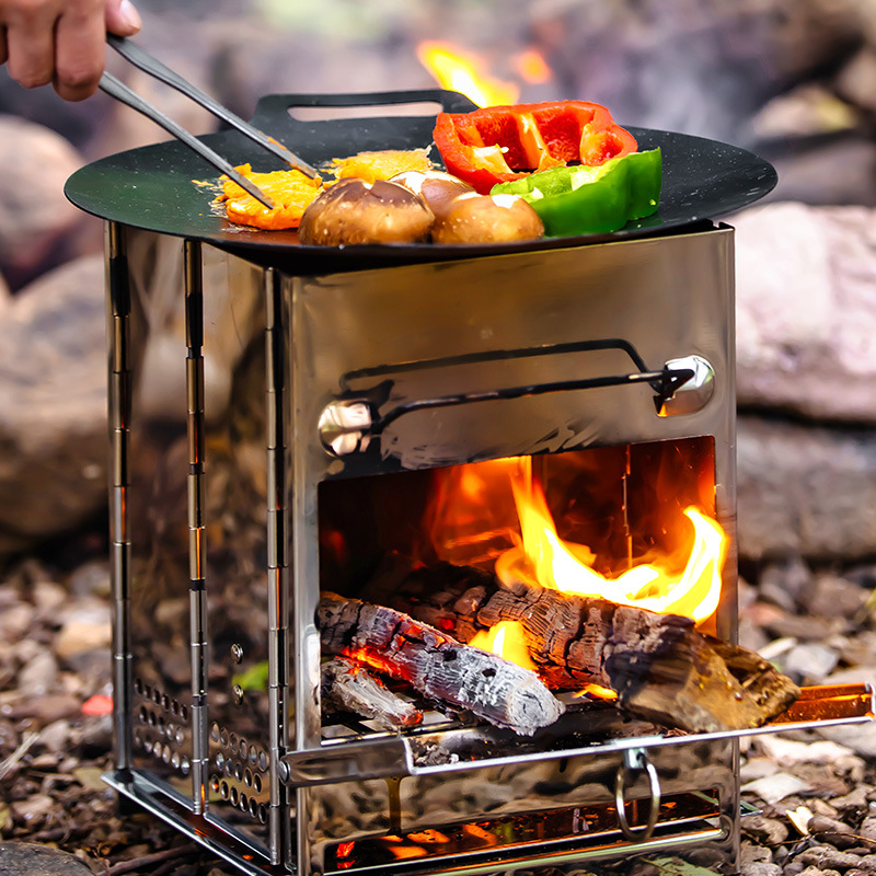 Outdoor Stainless Steel Barbec - Outdoor Camping Fireplace recensione e prezzo