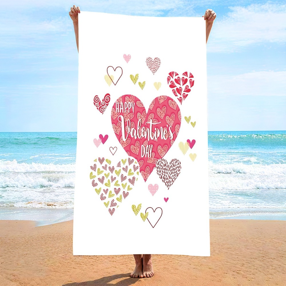 Heart Symbol Bath Towel 27x55i - Camp Towel Microfiber recensione e prezzo
