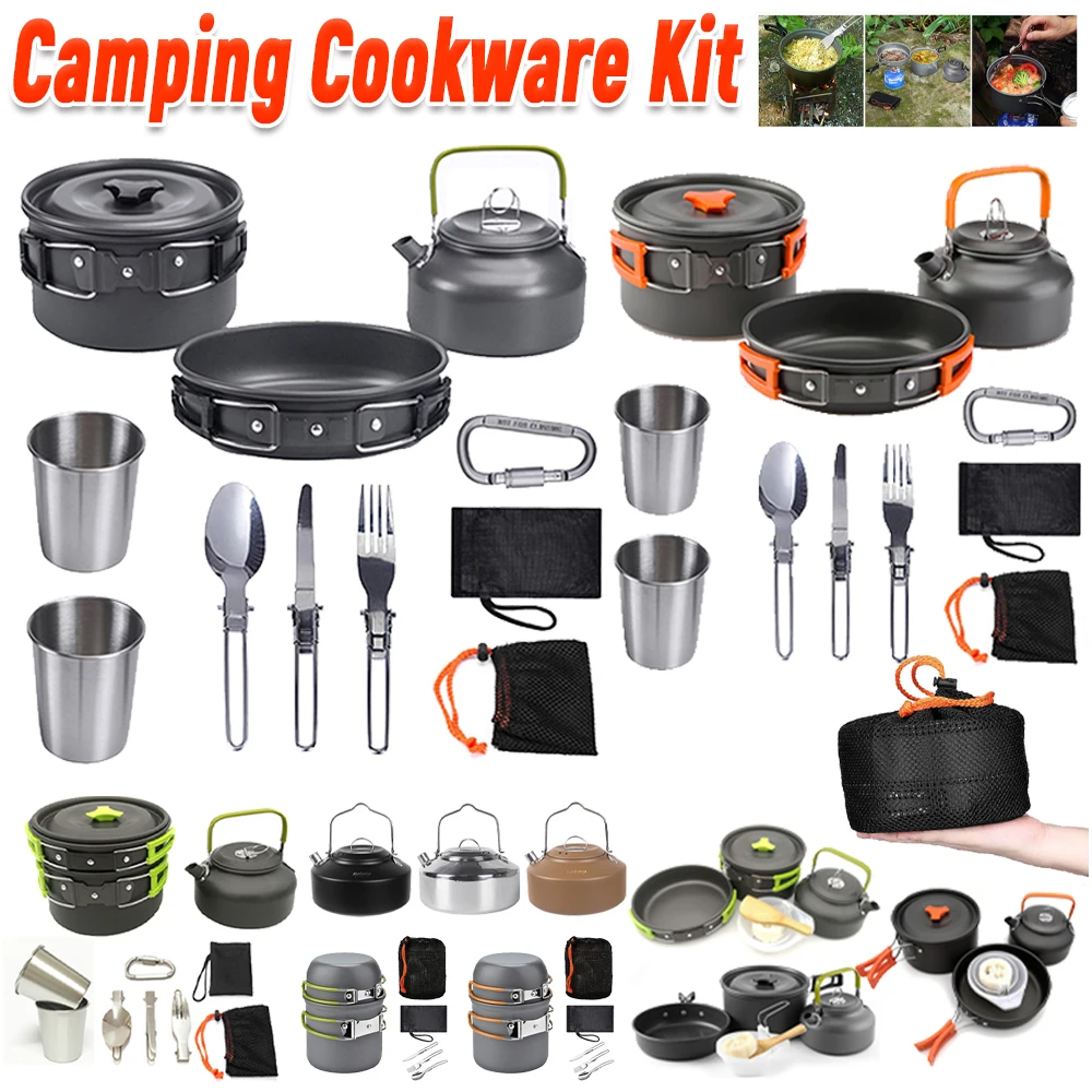 Camping Cookware Kit Kettle Po - Outdoor Camping Kettle recensione e prezzo