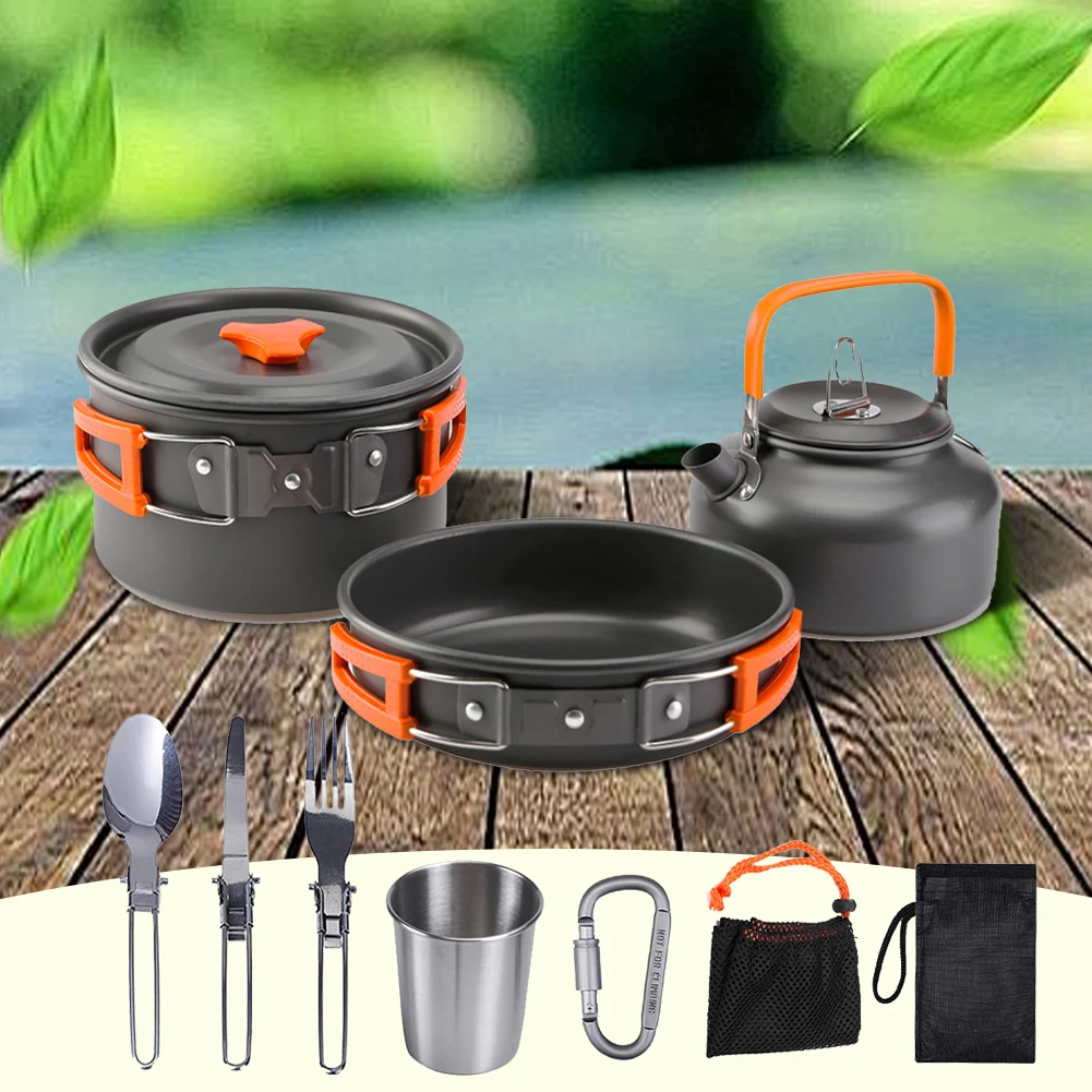 Camping Cookware Kit Kettle Po - Outdoor Camping Kettle recensione e prezzo