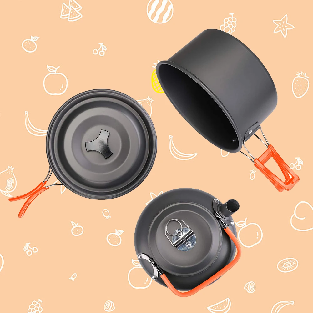 Camping Cookware Kit Kettle Po - Outdoor Camping Kettle recensione e prezzo