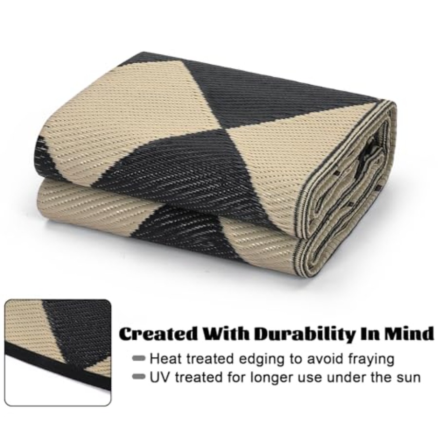 Outdoor Plastic Straw Rug 9x18 - Outdoor Camping Rugs 9X18 recensione e prezzo
