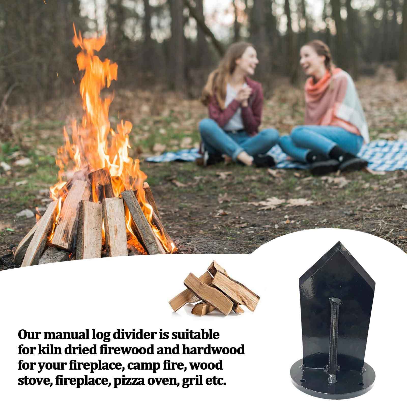 Carbon Steel Vertical Firewood - Outdoor Camping Fireplace recensione e prezzo