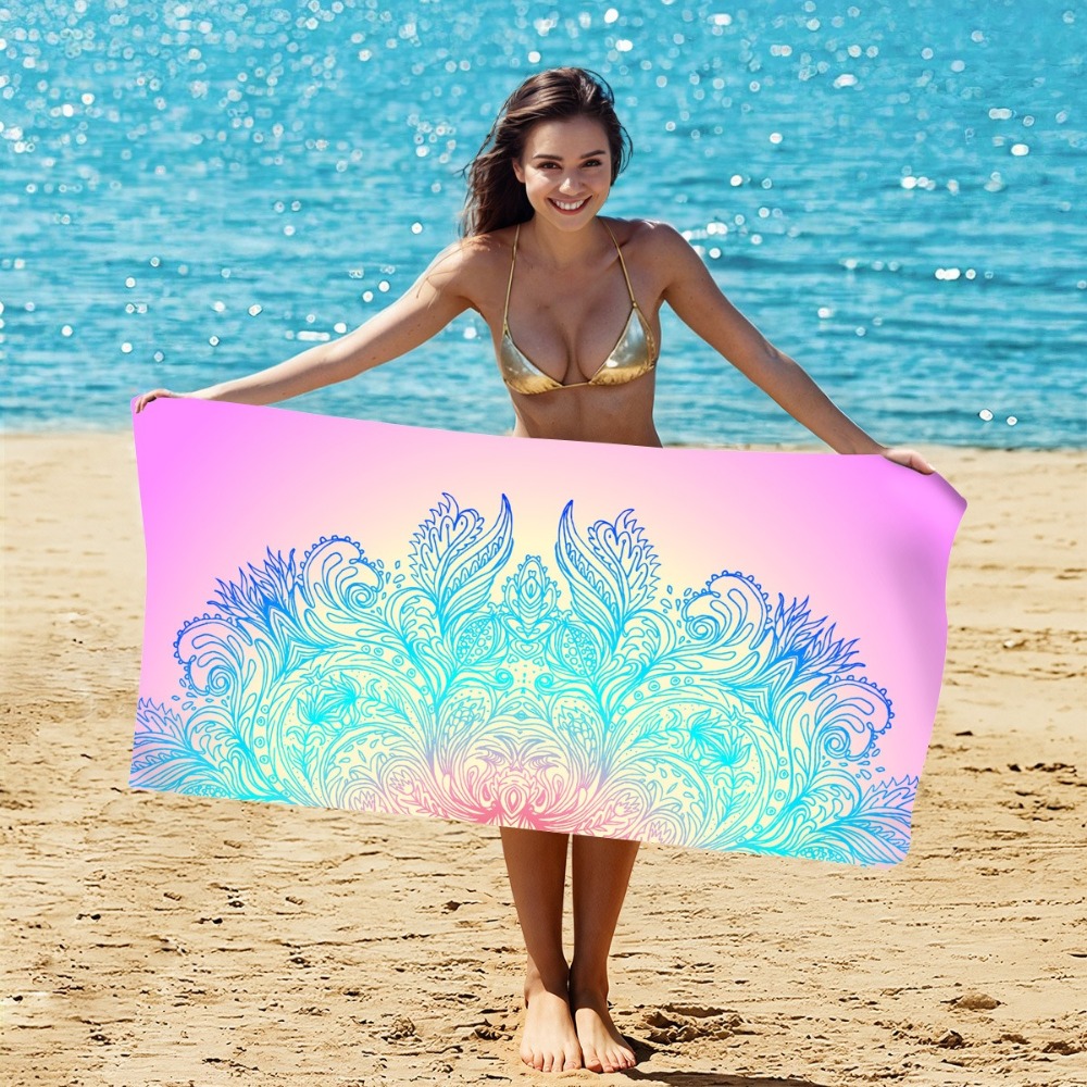 Mysterious Pattern Beach Towel - Camp Towel Microfiber recensione e prezzo