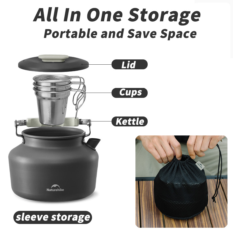 Naturehike Camping Cookware Te - Outdoor Camping Kettle recensione e prezzo