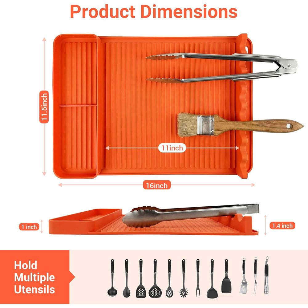 Heat Resistant Silicone Grill  - Outdoor Camping Tools recensione e prezzo