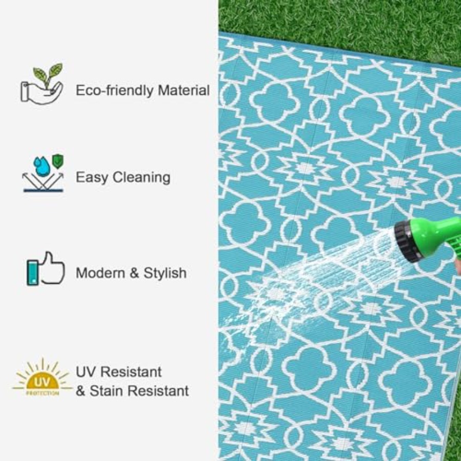 Reversible Mats 9x18 Plastic S - Outdoor Camping Rugs 9X18 recensione e prezzo